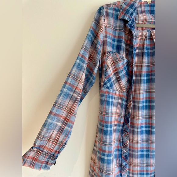 Long plaid shirt Anthropologie - Picture 4 of 11